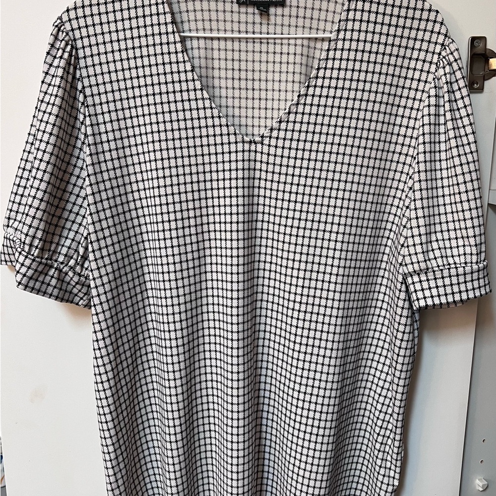 Black and White Women's Blouse